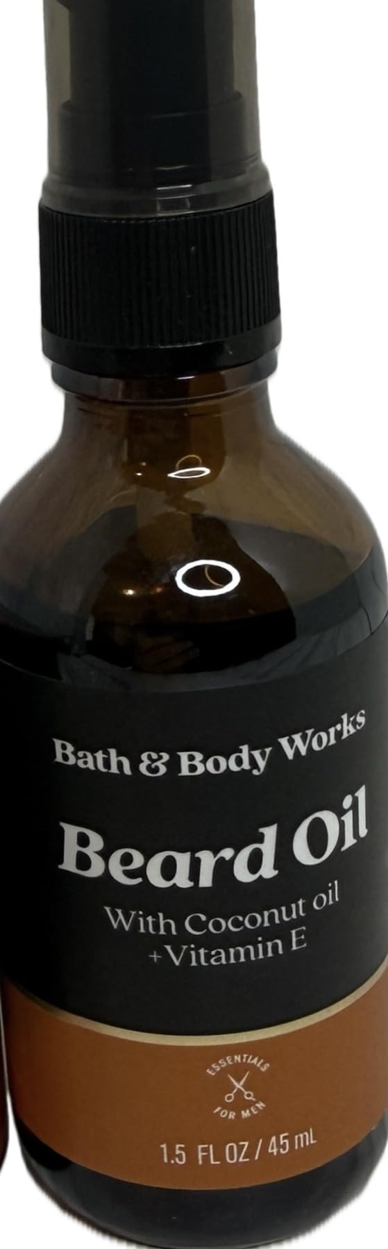 Bath & Body Works Men's Daily Beard Oil bottle with coconut oil for softer beard