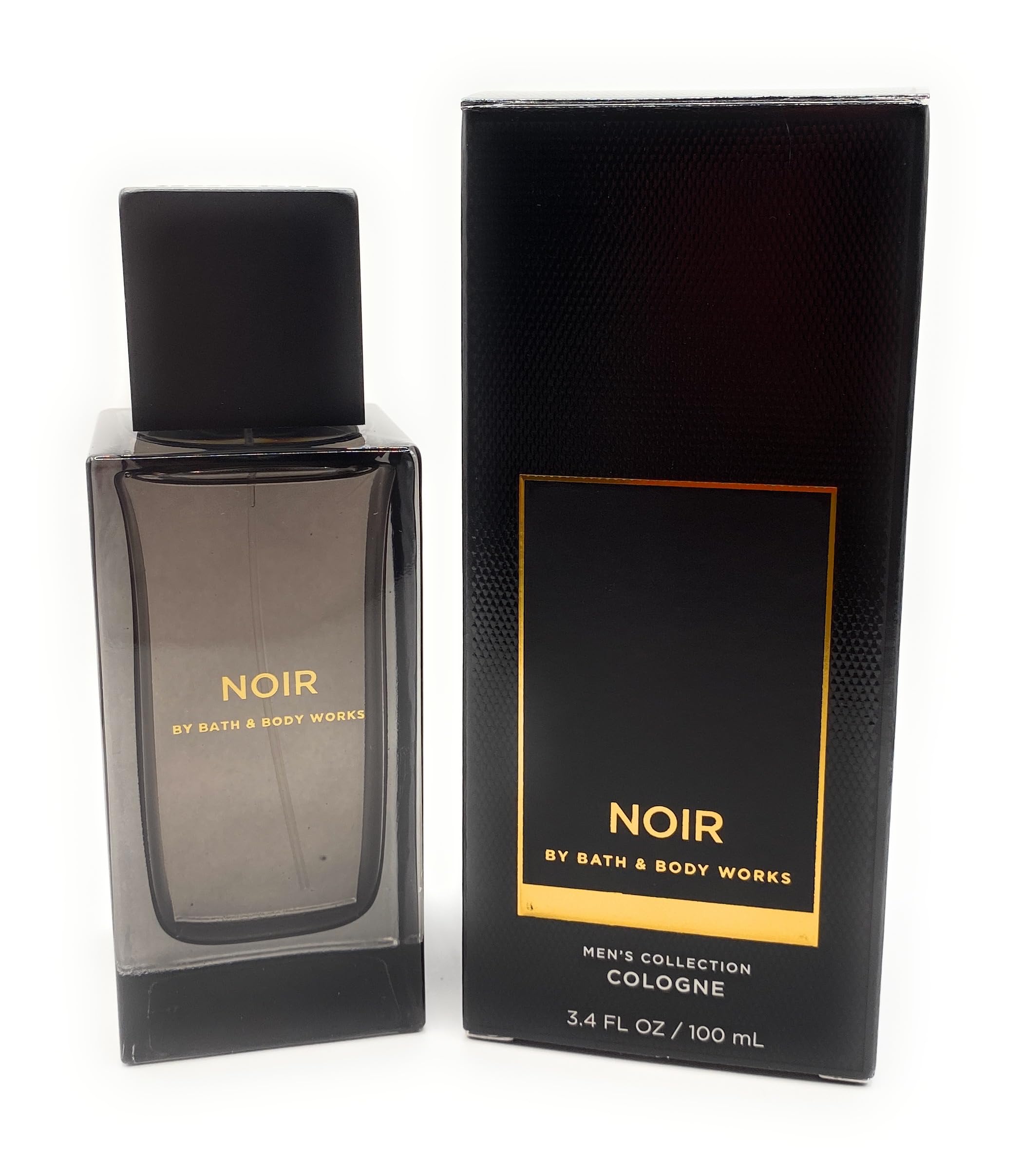 Bath & Body Works Noir bottle pour shows smoky vanilla for evening wear.