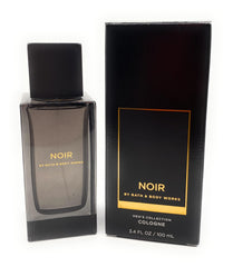 Bath & Body Works Noir bottle pour shows smoky vanilla for evening wear.