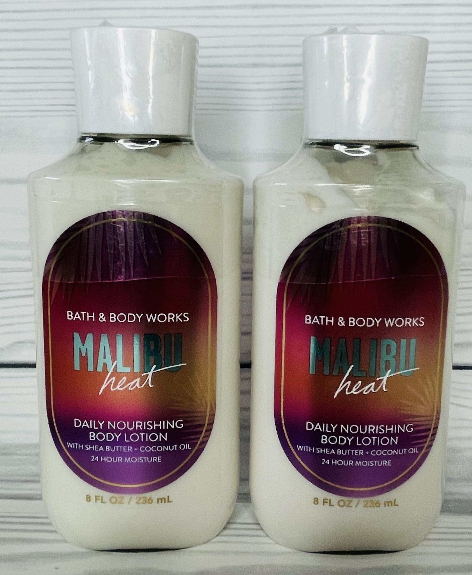 Bath & Body Works Platinum Lotion 2-pack bottle highlights luxe moisturizing.