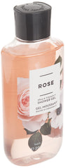 Bath and Body Works Rose Shea and Vitamin E Shower Gel fragrance splash showing rose aroma for cleanse