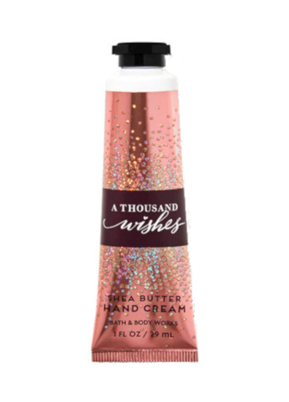 Bath & Body Works Shea Butter Hand Cream A Thousand Wishes bottle: quick-absorbing moisture for soft hands.