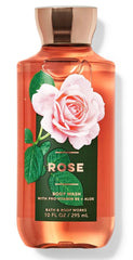 Bath & Body Works Signature Rose Shower Gel bottle with long-lasting floral fragrance.