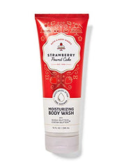 Bath & Body Works Strawberry Pound Cake body mist image, provides a lasting aroma for all-day wear.