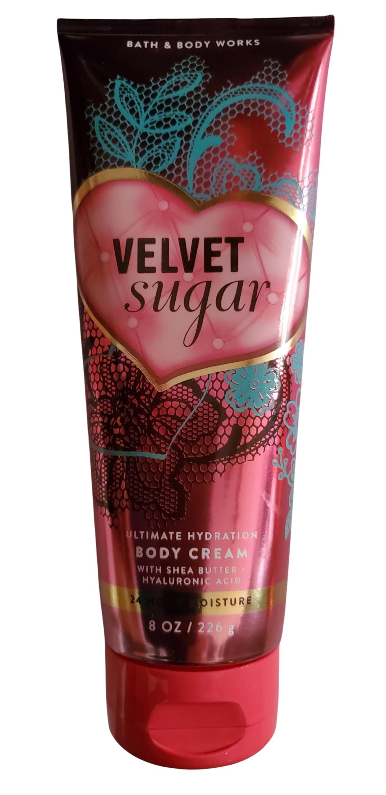 Bath & Body Works Velvet Sugar Shower Gel bottle creates refreshing, fragrant lather.