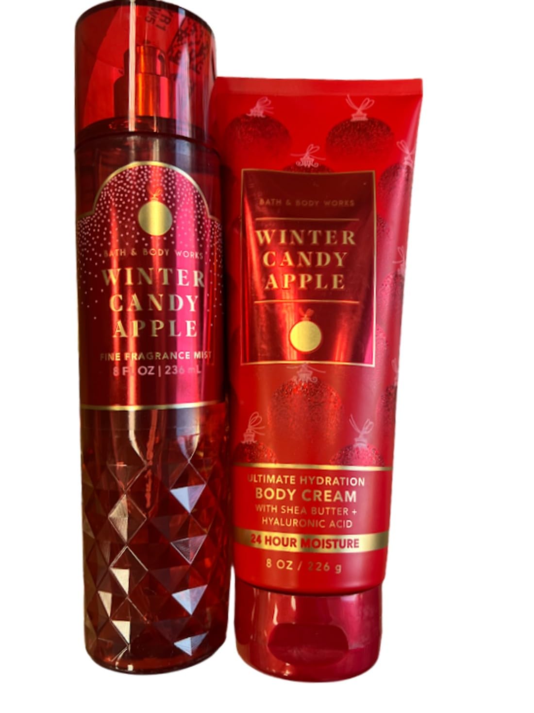 Bath & Body Works Winter Candy Apple brume: flacon élégant pour une fragrance légère et rafraîchissante