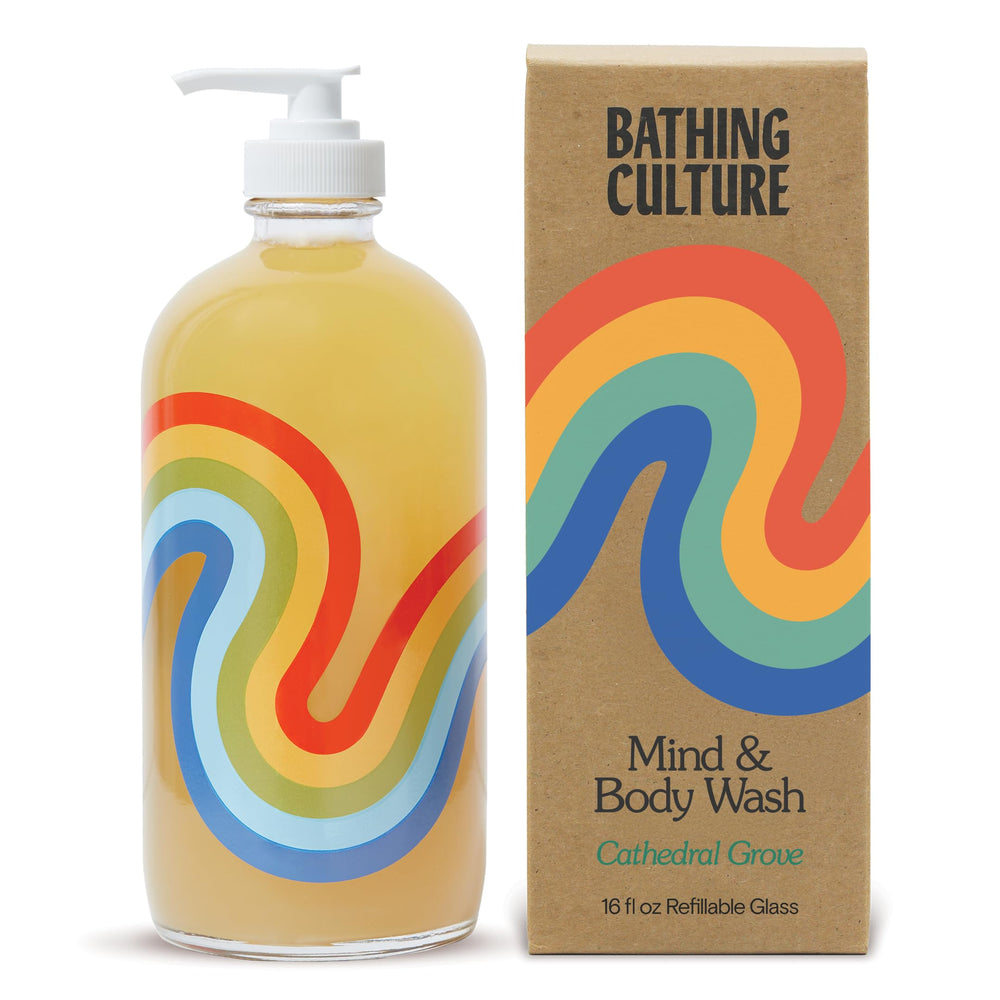 Bathing Culture Cathedral Grove bottle for natural cleanse and eco friendly hydration