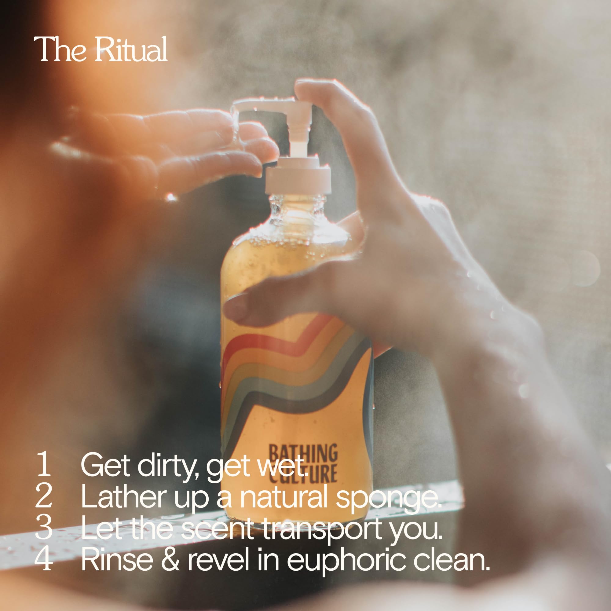 Bathing Culture unisex shower use shows versatile cleansing for all genders