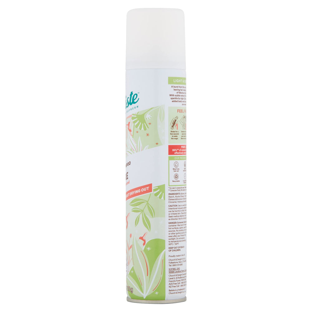 Batiste Bare label close-up highlighting subtle fragrance.