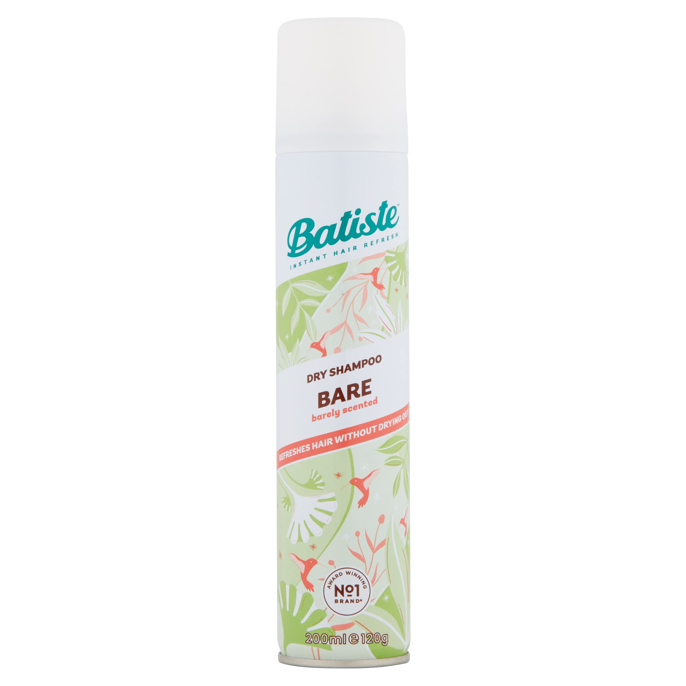 Batiste Bare spray nozzle in use for quick refresh.