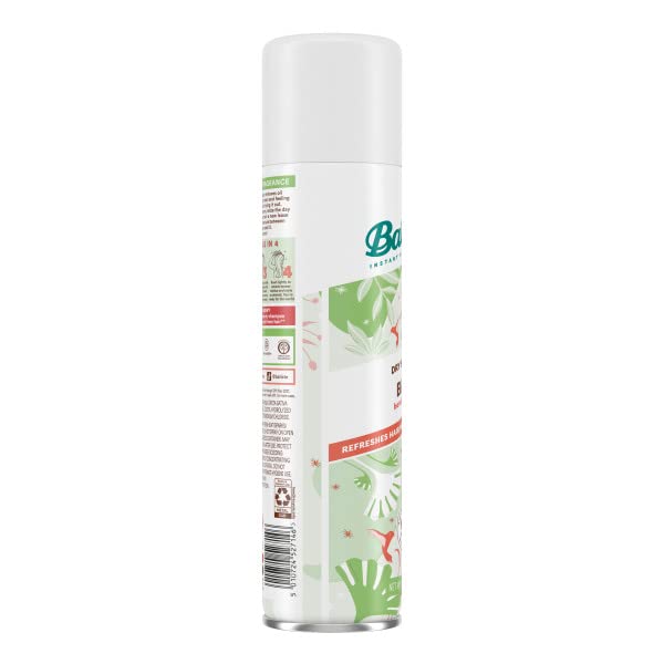 Batiste Bare application spray creates texture and volume for fuller hair.