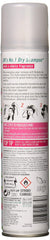 Batiste Dry Cherry spray action demonstrates instant oil removal and texture.
