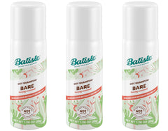 Batiste Bare mini travel dry shampoo front view for on-the-go refresh