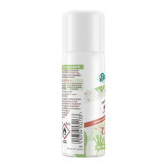 Close-up of spray nozzle on Batiste Bare mini bottle for quick oil absorption