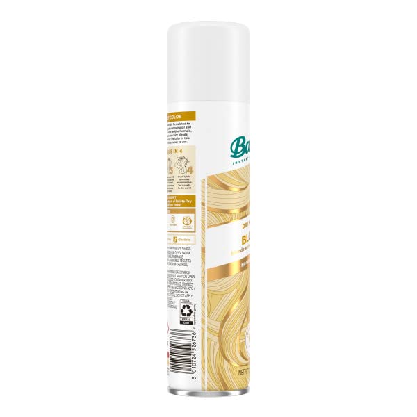 Batiste Dry Shampoo Blonde no-residue closeup preserves seamless color