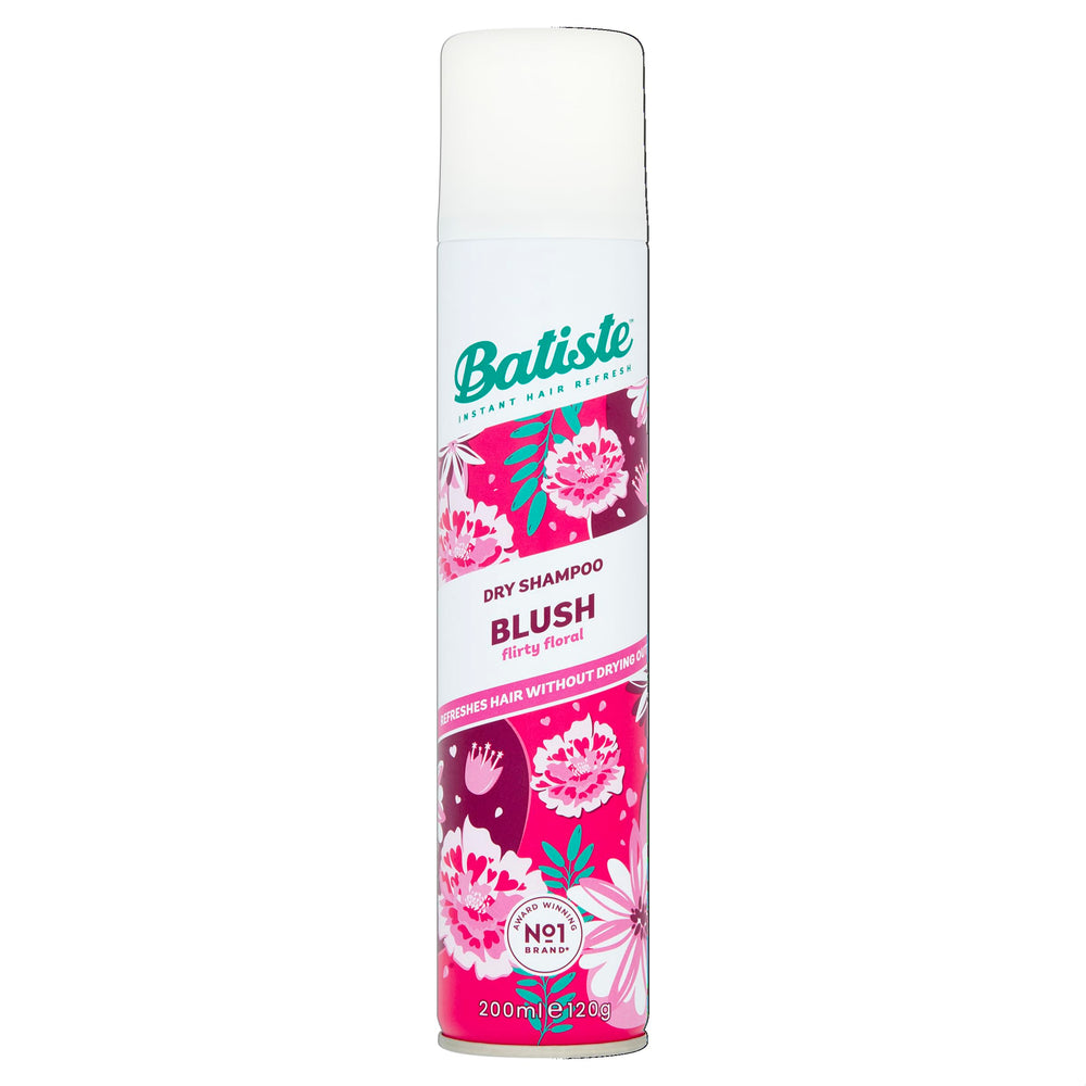 Batiste Dry Shampoo Blush bottle for quick refresh between washes