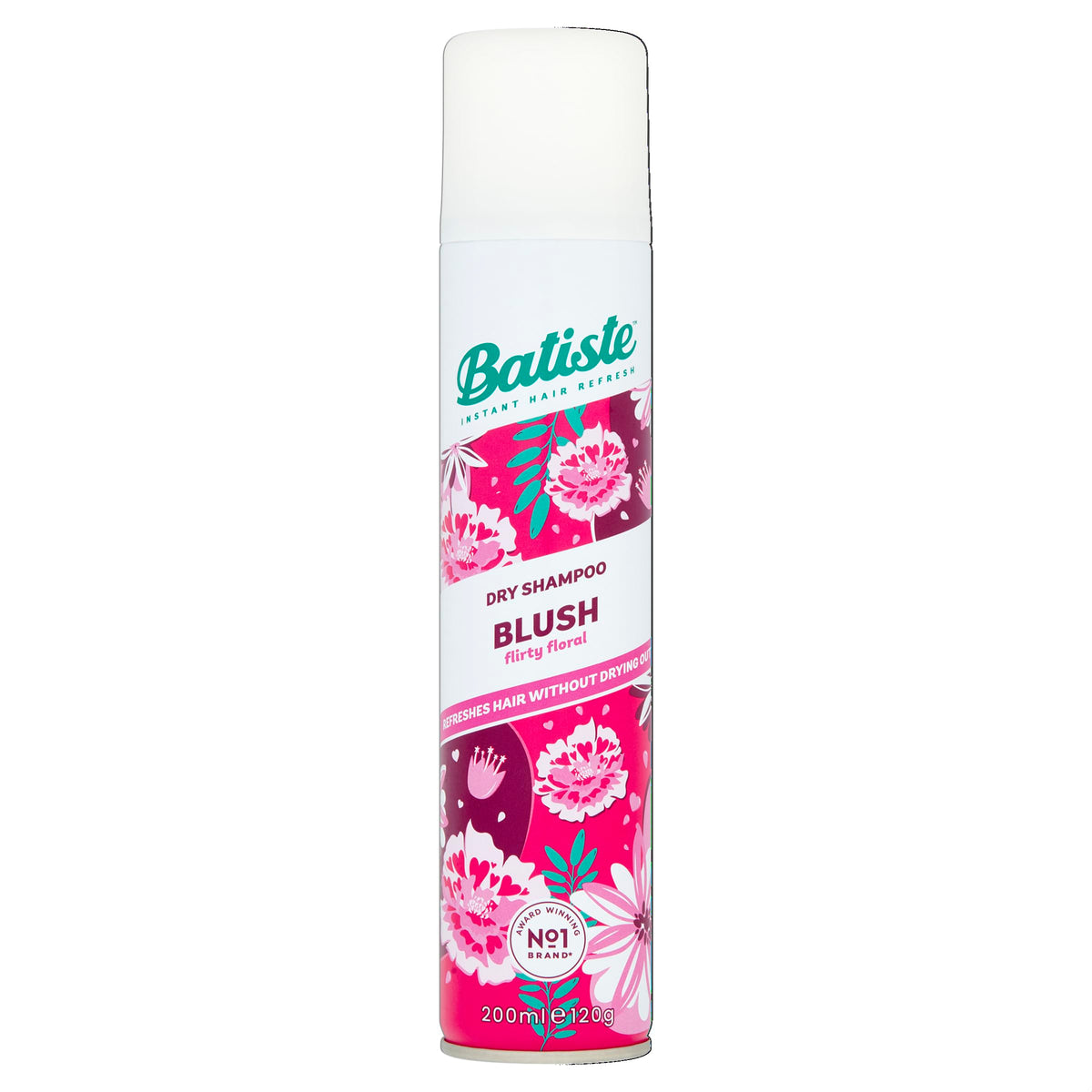 Batiste Dry Shampoo Blush bottle for quick refresh between washes