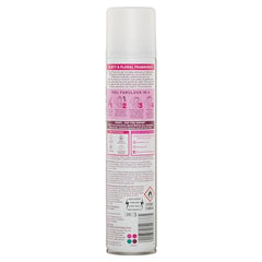Batiste Dry Shampoo Blush dispense-action close-up highlights gentle oil absorption and texture boost.