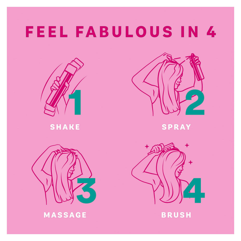 Batiste Dry Shampoo Blush packaging-label highlights premium branding and easy-to-find shade.