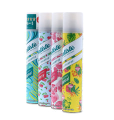 Batiste Dry Shampoo Cherry bottle adds fruity aroma and light lift