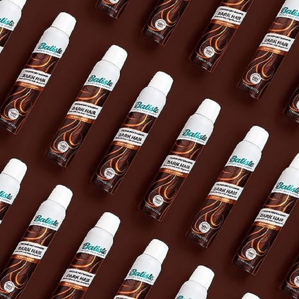 Batiste Dry Shampoo Dark & Deep Brown hair after use with refreshed texture