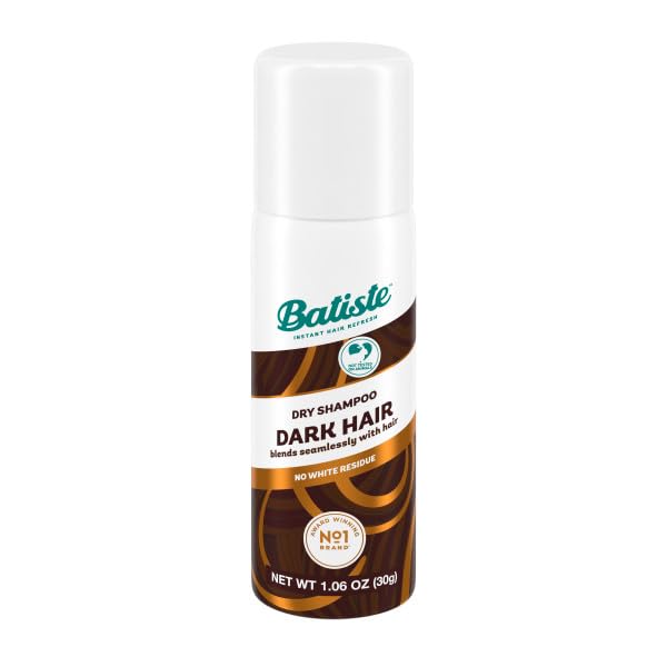 Batiste Dry Shampoo Dark Hair travel size mini for on-the-go touch-ups.