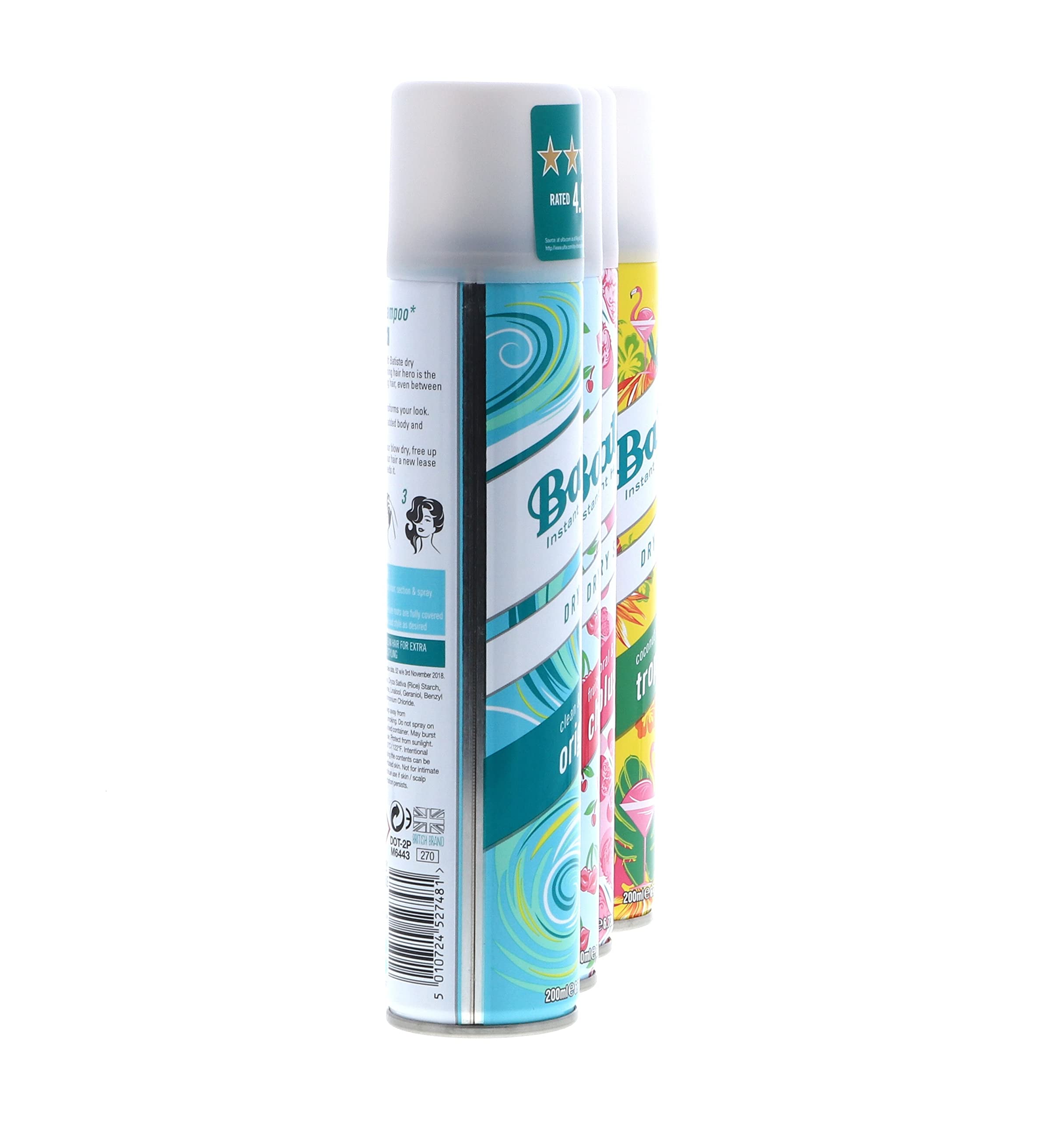 Batiste Dry Shampoo on roots creates lift with natural matte finish