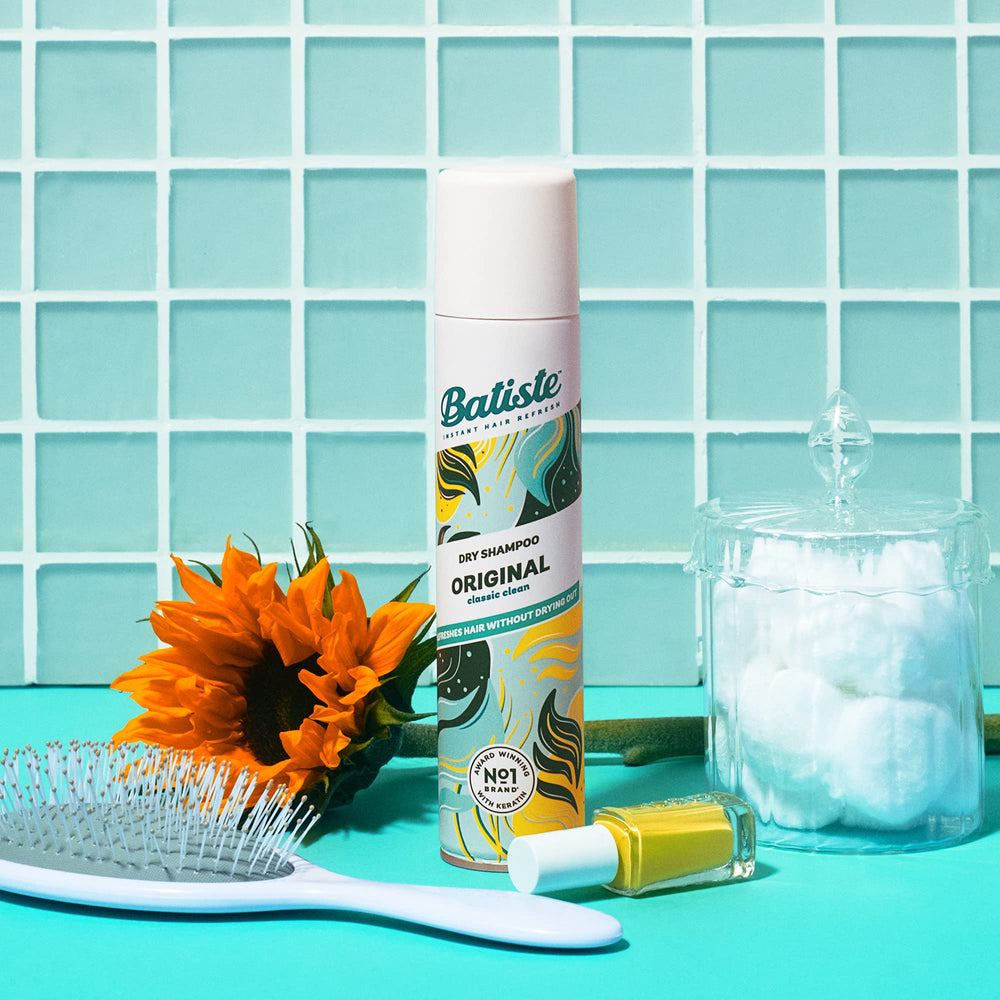 Batiste Original Dry Shampoo after use hair refresh and lift.