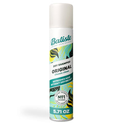 Batiste Original Dry Shampoo bottle front view with crisp citrus scent.