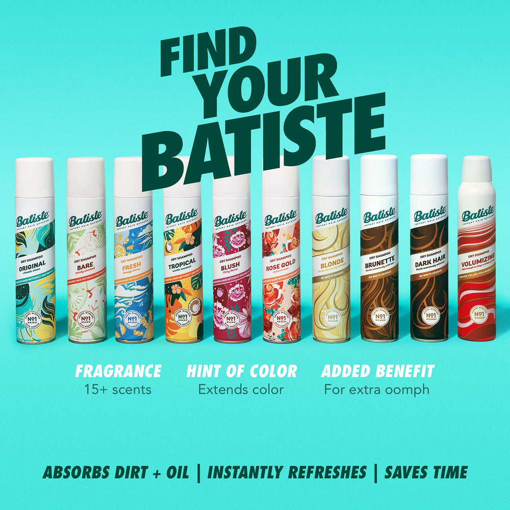 Batiste Original Dry Shampoo travel size can for on the go refresh.
