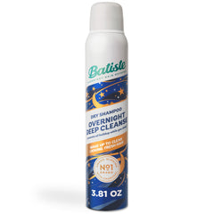Batiste Overnight Deep Cleanse bottle shows oil control and morning freshness