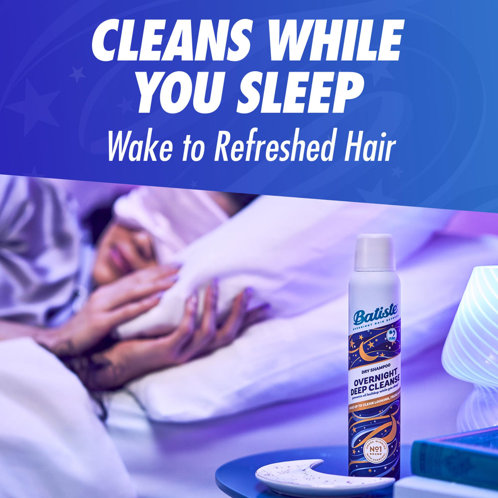 Batiste Overnight Deep Cleanse spray-nozzle for easy, even application
