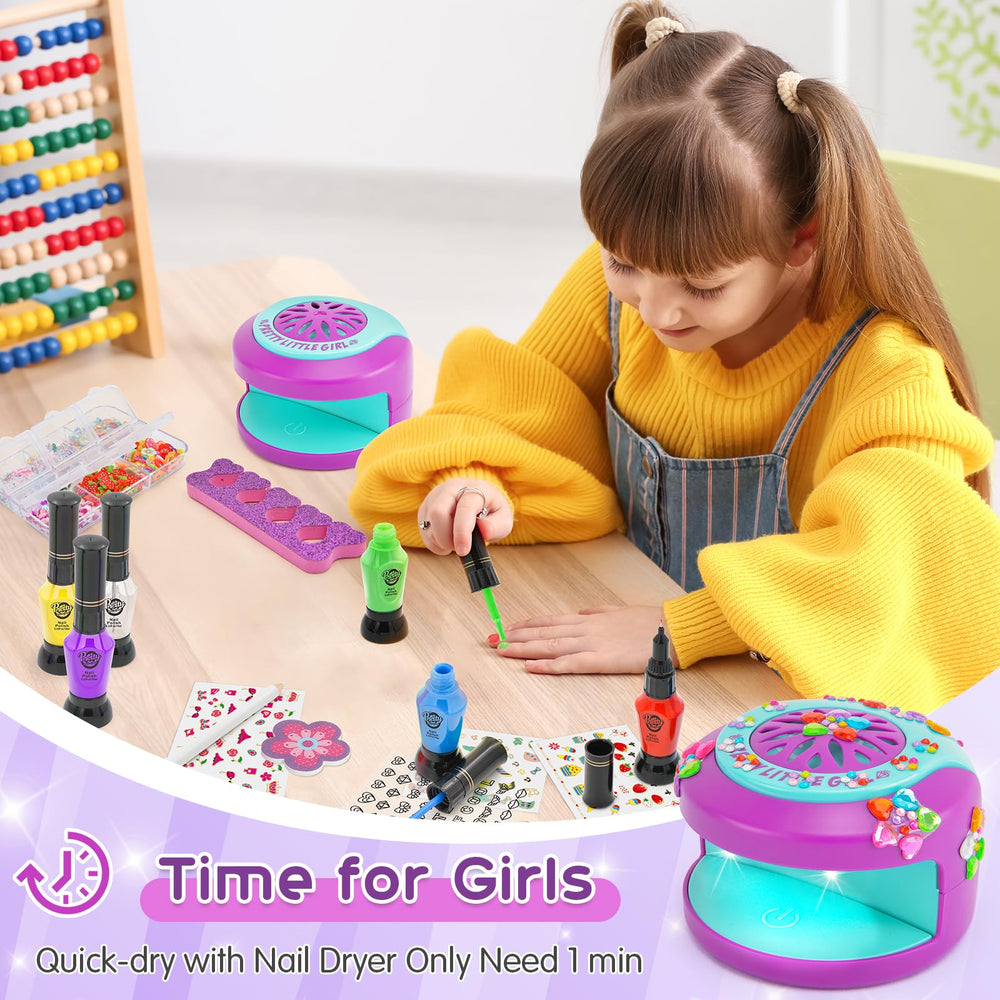 BATTOP 2-in-1 nail polish pen demonstrates polish and doodle functions.