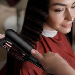 BAUTIA digital heat settings for customized styling across hair types.