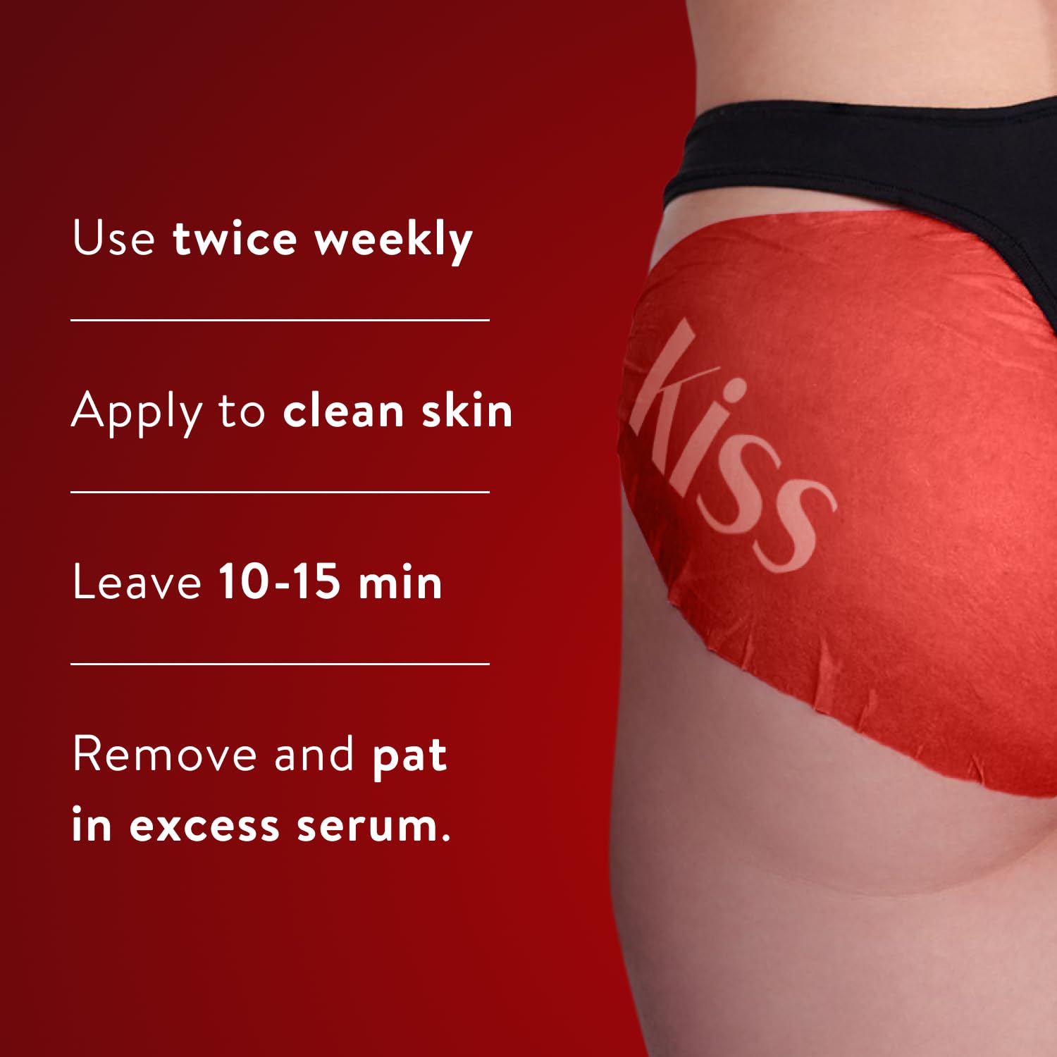 BAWDY Butt Mask is vegan and free from parabens for clean beauty.