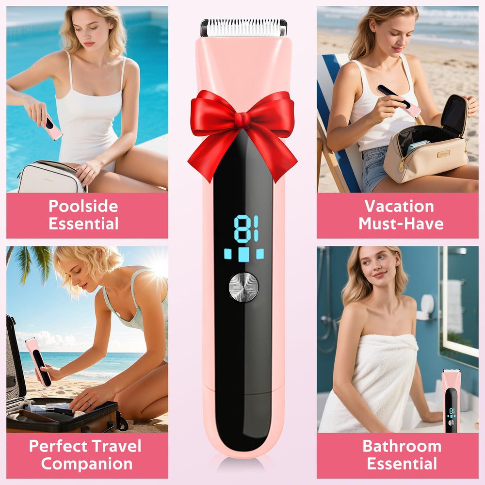 Bayfree bikini-trimmer travel lock prevents accidental activation