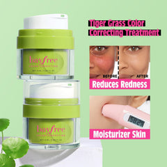 Bayfree tube with ingredients label featuring Centella and Camellia Japonica.