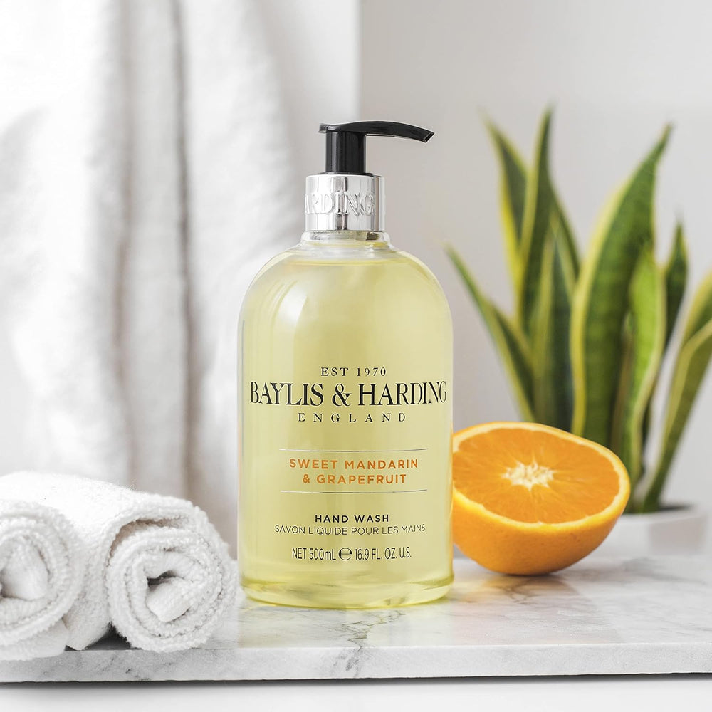 Sweet Mandarin and Grapefruit fragrance notes with jasmine accents