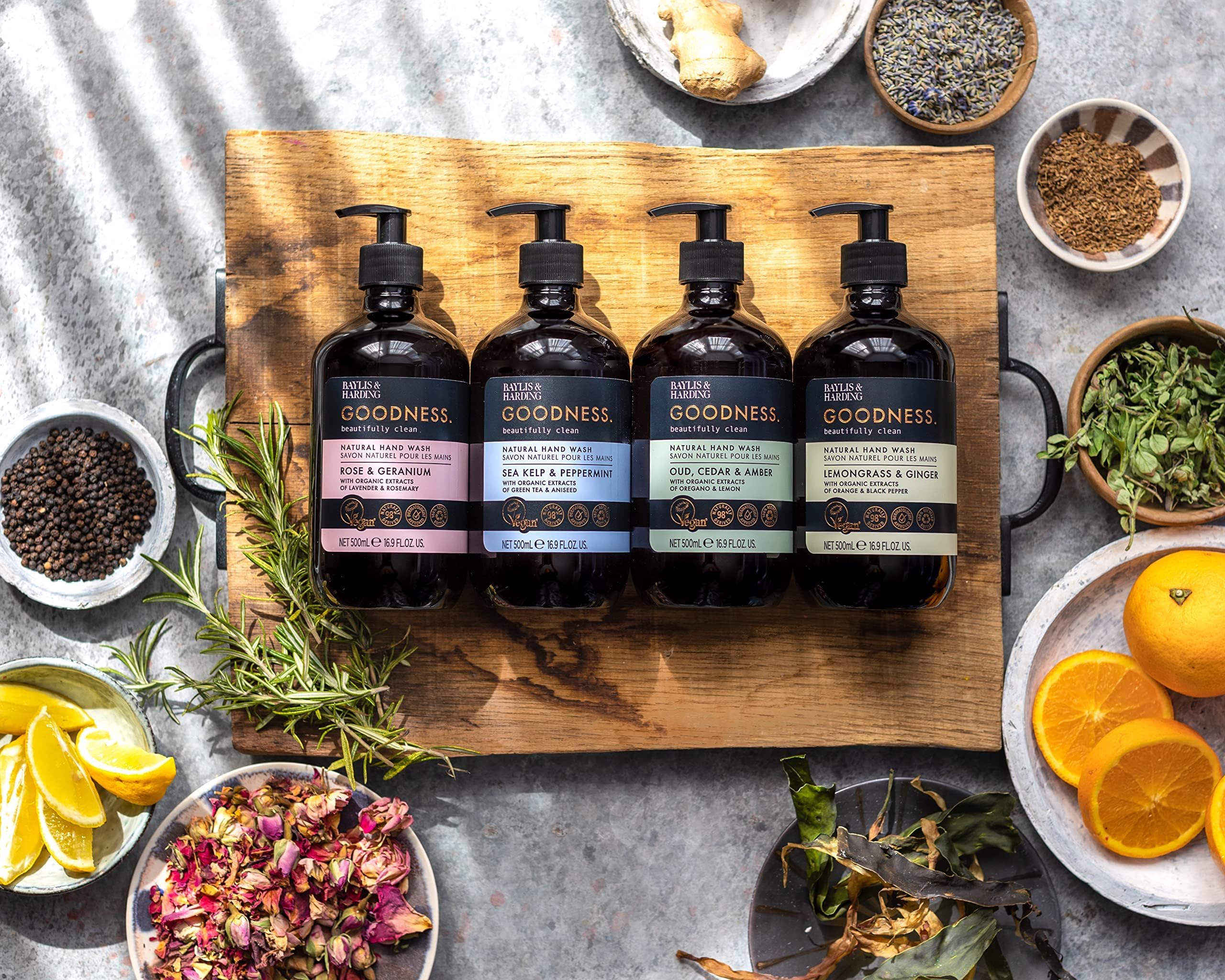 Baylis & Harding soft-clean hands after wash shown in action for everyday routines.