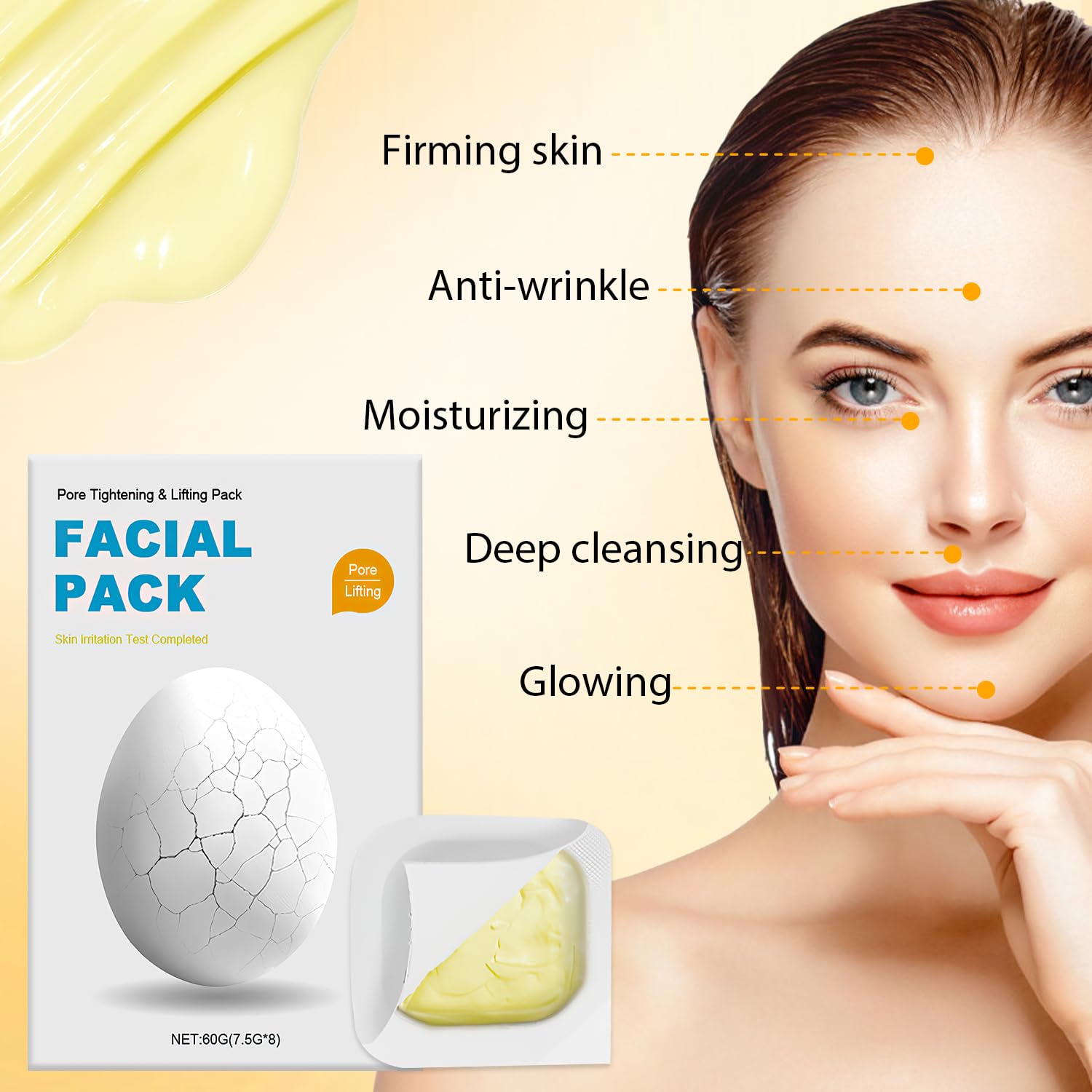 Baysea Zombie Mask during drying reveals matte finish and tightening feel.