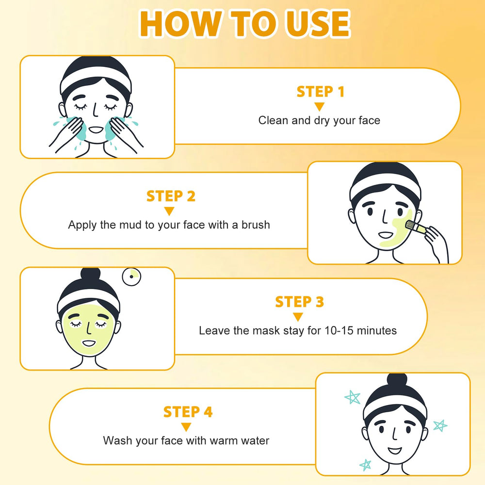 Baysea Zombie Mask packaging and labeling for easy at-home spa routine.