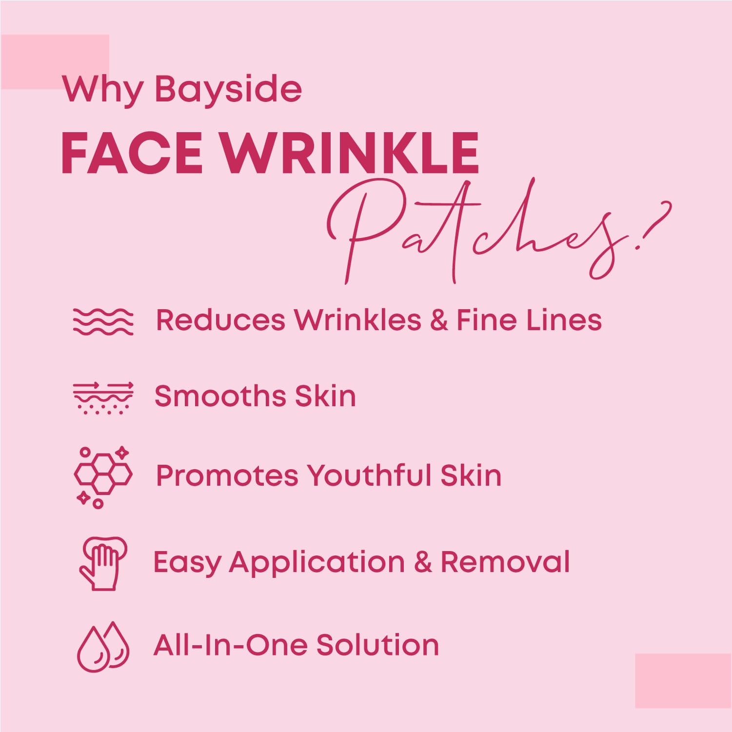 Bayside Forehead Patches offer invisible support for forehead lines
