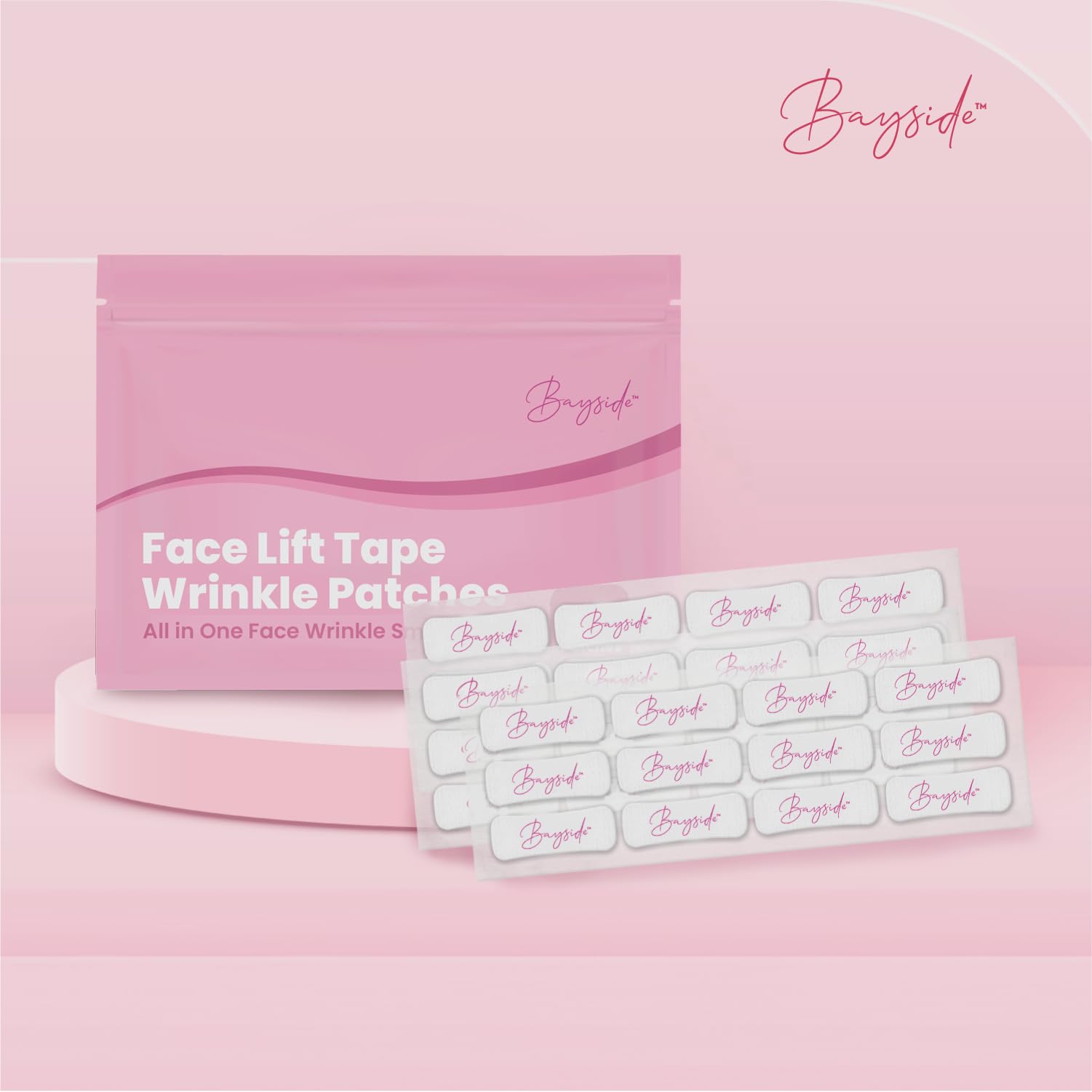 Bayside Invisible Design tape blends seamlessly with skin under makeup