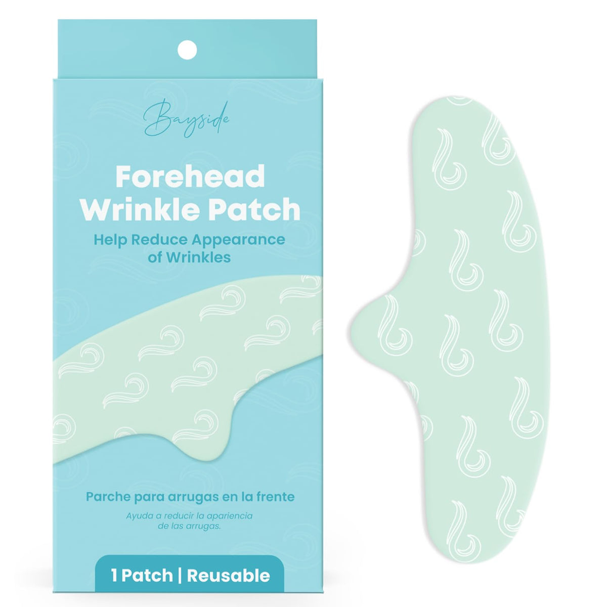 Bayside Forehead Wrinkle Patches pack for smoother morning skin