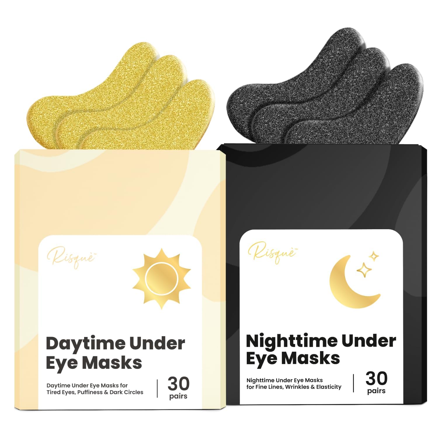 Bayside under eye patches daytime application with refreshing gel texture for a bright, rested look.