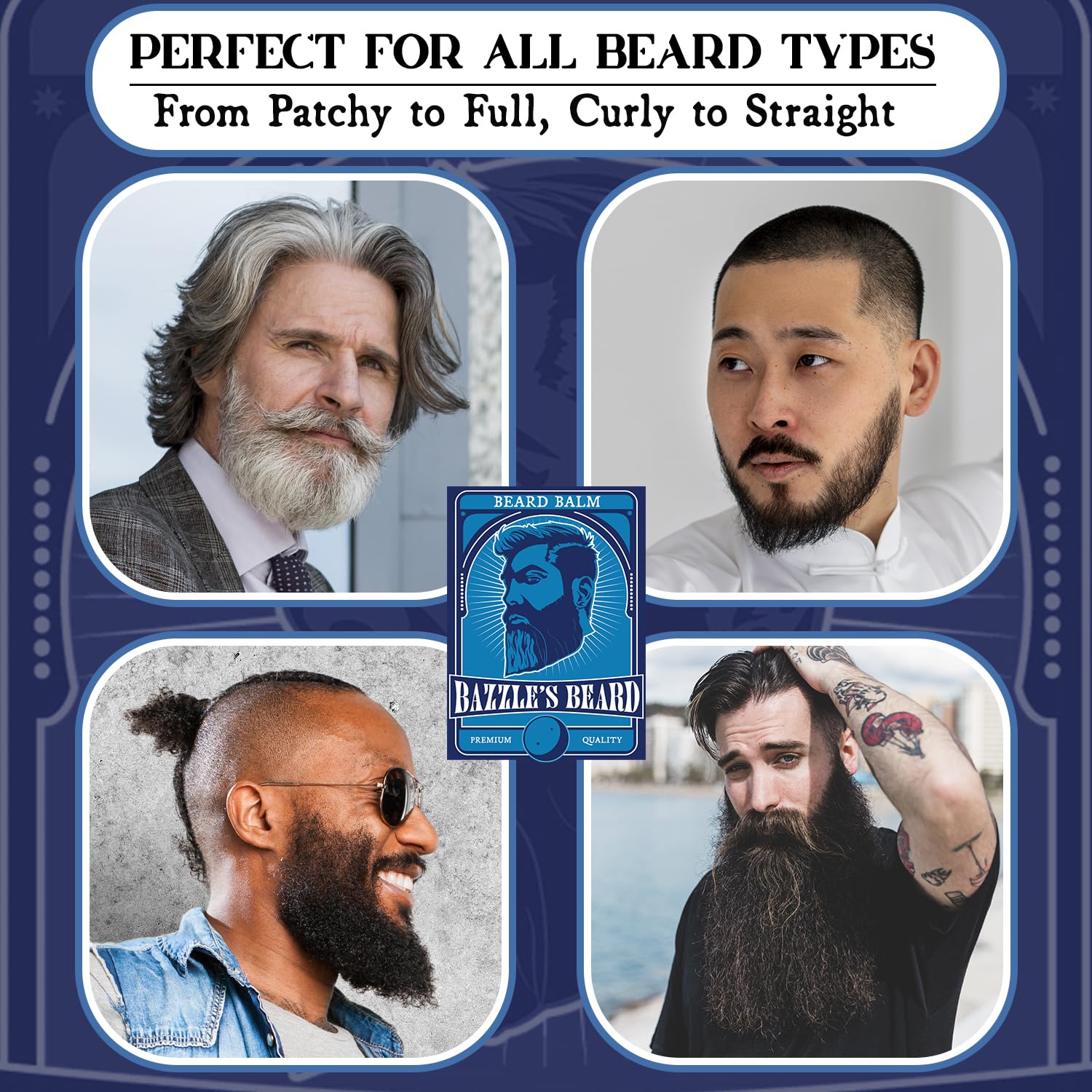 Light hold shapes the beard without stiffness or greasiness