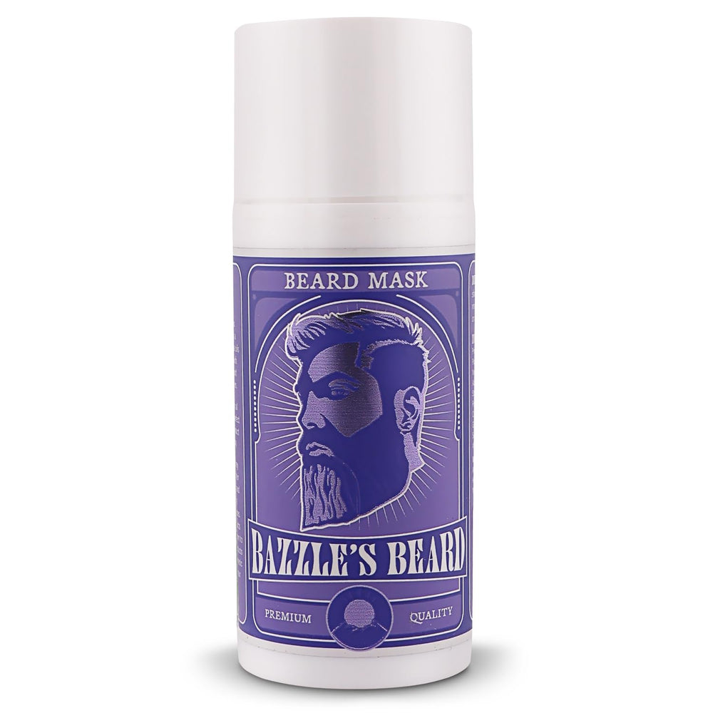 Bazzle's Beard Mask avocado oil conditioning for silky facial hair
