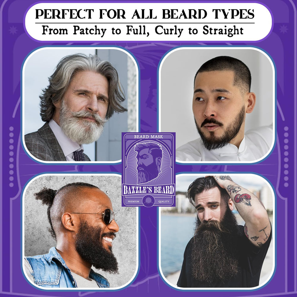 Bazzle's Beard Mask suitable for all beard lengths and types