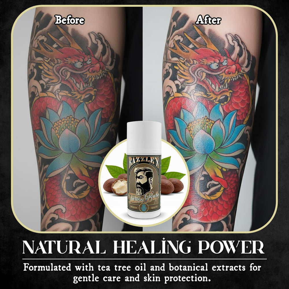 Gift-ready packaging scene for tattoo lovers and artists.