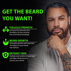 Castor oil in BBS balm supports healthy-looking beard growth and follicle vitality